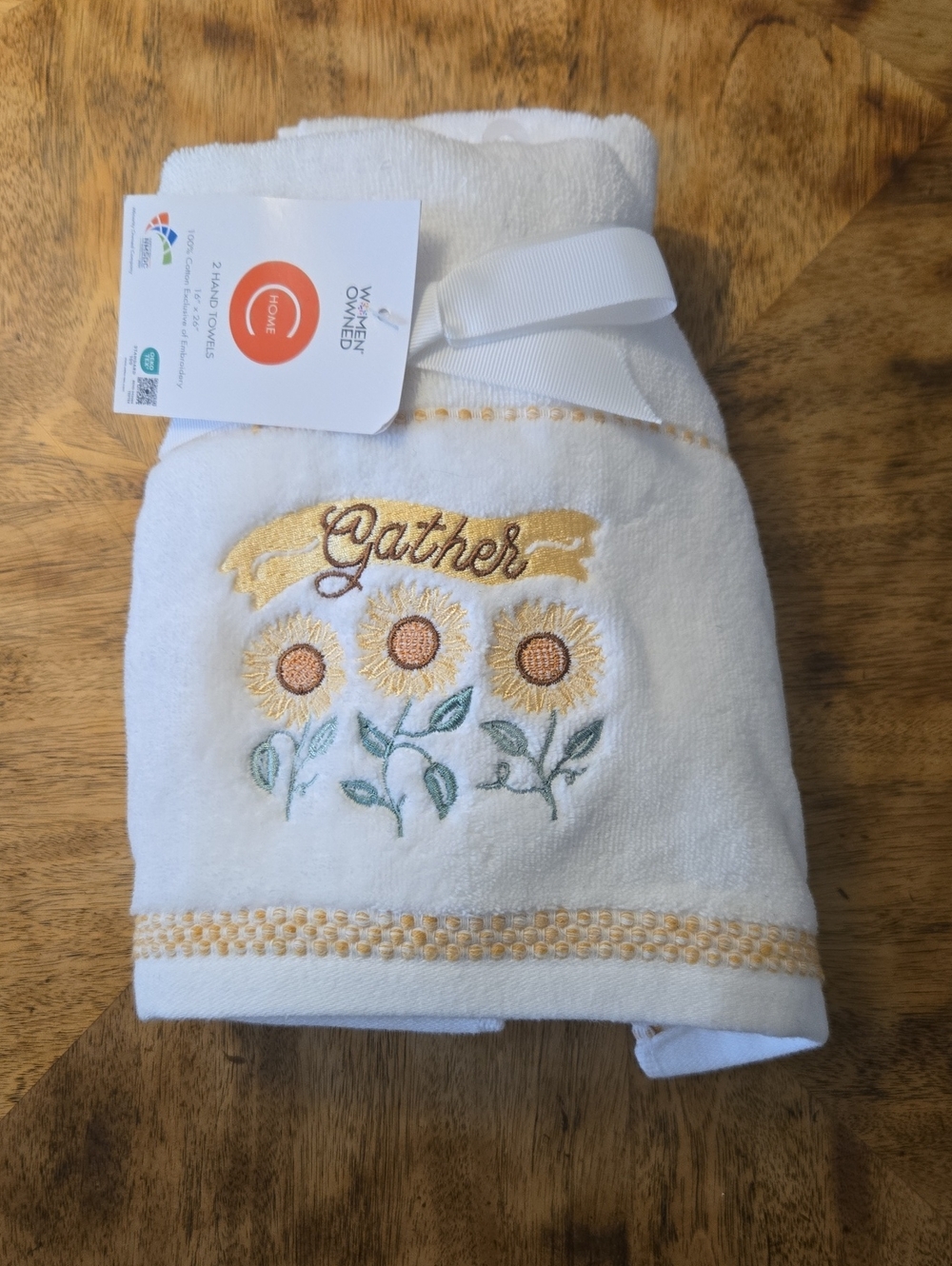 Fall Themed Hand Towels - Set Of 2